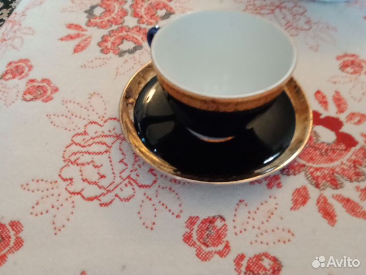 Чайный сервиз лфз кобальтовая сетка 70-80г