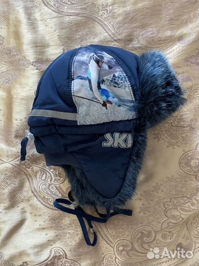 Шапка ушанка tutu на мальчика 48-50