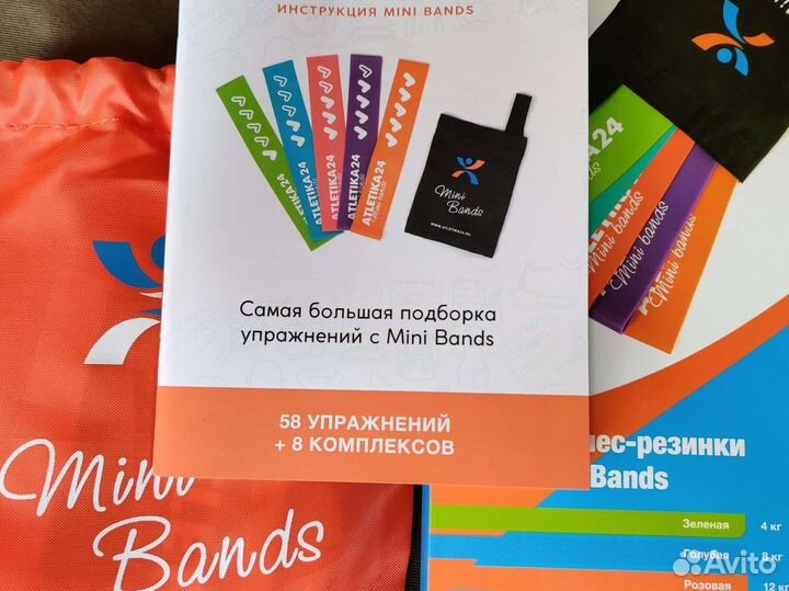 Комплект фитнес резинок mini bands