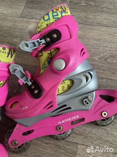 Роликовые коньки детские раздвижные