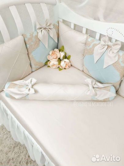 Бортики в детскую кроватку