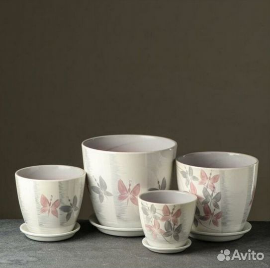 Кашпо для цветов керамика