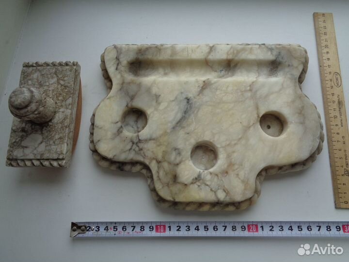 Настольный письменный прибор-мрамор