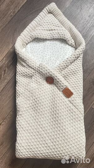 Конверт плед для новорожденного Loomknits