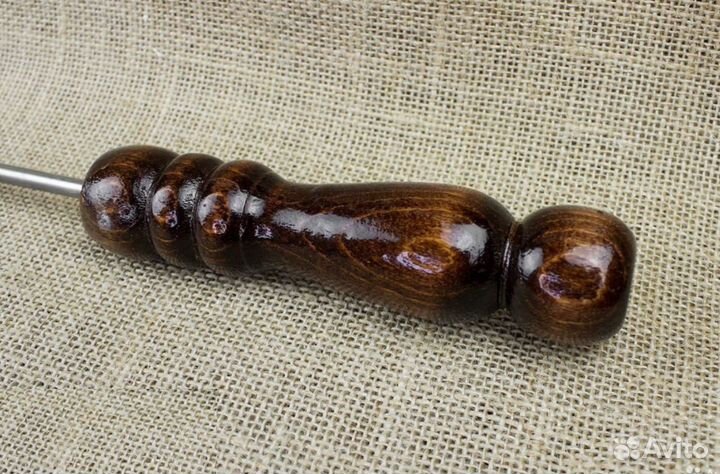 Решётка гриль на мангал из нерж, стали с дер, руч