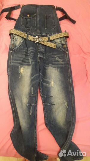 Комбинезон джинсовый