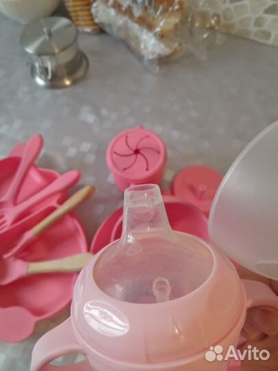 Детская посуда для кормления силиконовая