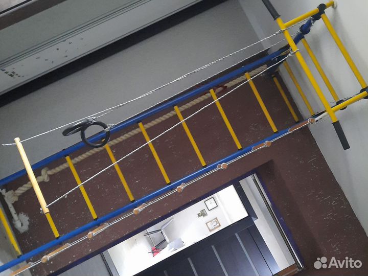 Шведская стенка с турником