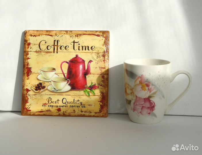 Подставки под горячее керамика, пробка