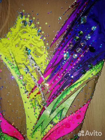 Купальник для гимнастики, спортивной аэробики