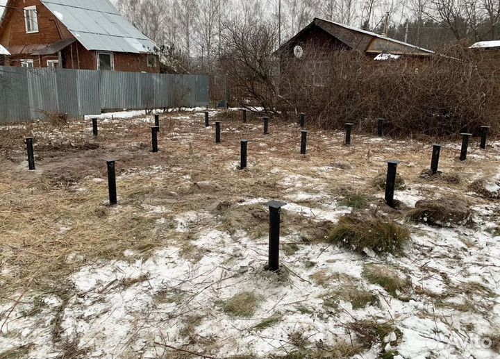 Винтовые сваи с завода