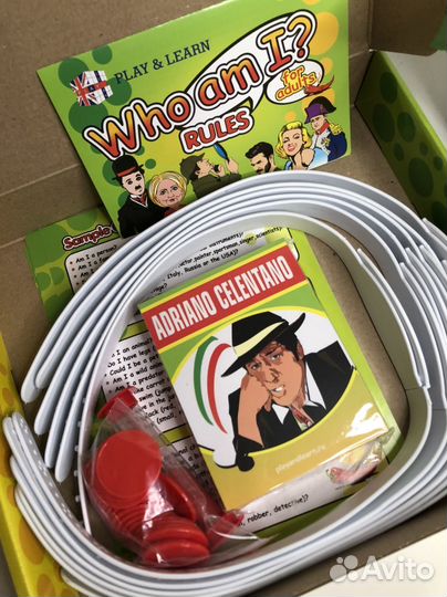 Настольная Игра Who am I на английском