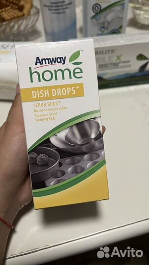 Губка металлическая amway