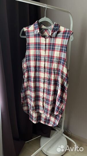 Удлиненная рубашка Pull&bear
