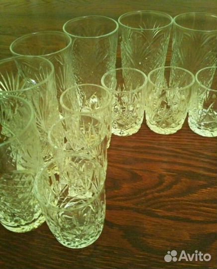 Хрустальные стопки. СССР