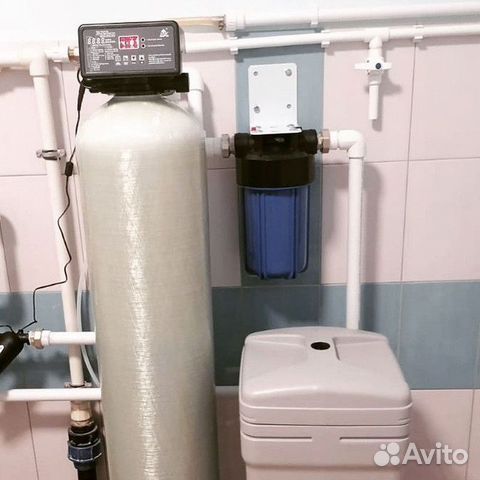 Система водоочистки воды в двух баллонах
