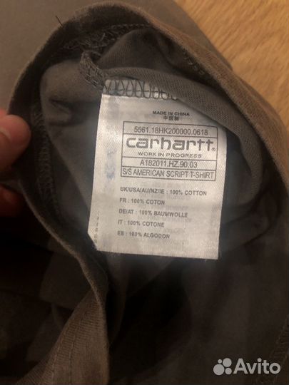 Футболка carhartt оригинал