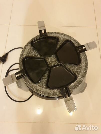 Раклетница-гриль с жарочным камнем