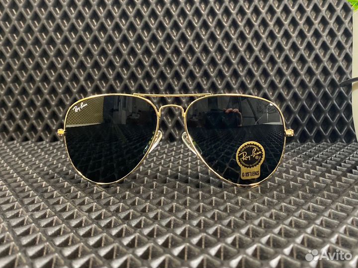 Солнцезащитные очки Ray Ban Aviator 3026 стекло