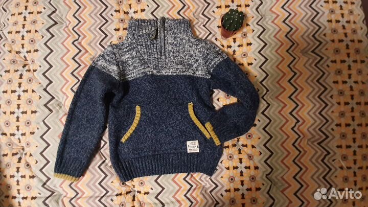 Детский свитер для мальчика, размер 104
