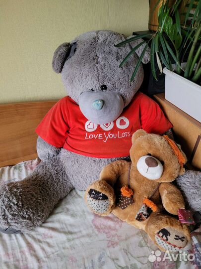 Плюшевый медведь 50 см. С карманом на замке