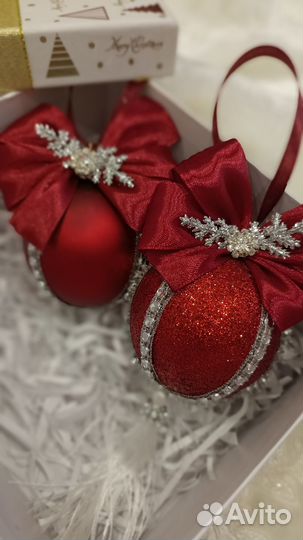 Елочные игрушки ручной работы