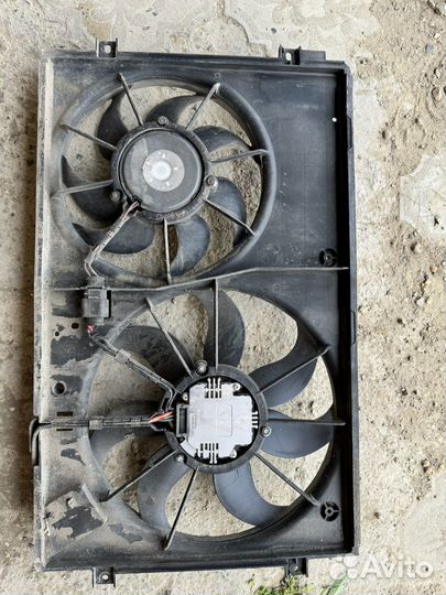 Вентилятор охлаждения на volkswagen passat b7