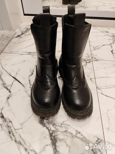 Ботинки Челси зимние женские