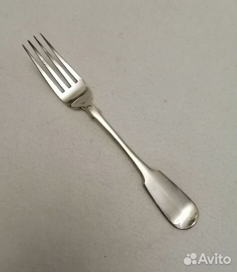Вилка столовая. Серебро 84 проба. 1859 года