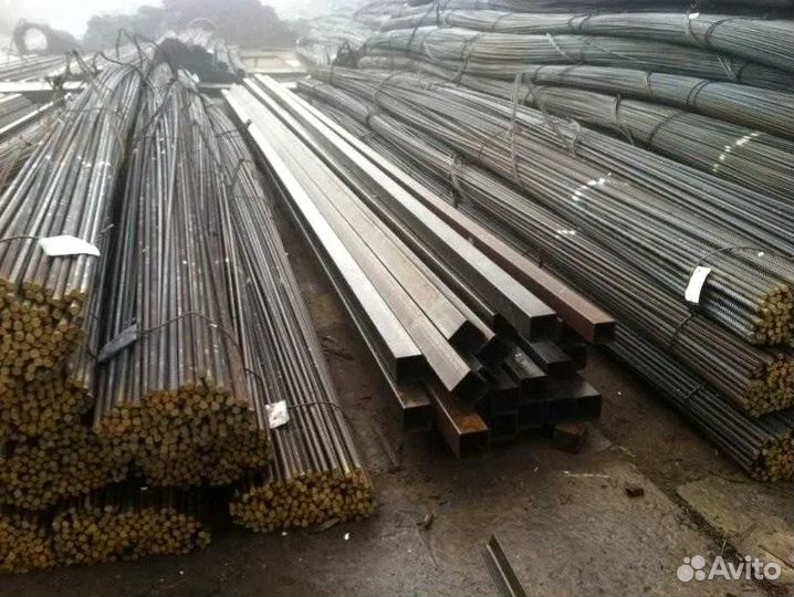 Арматура, профильные трубы. Объём