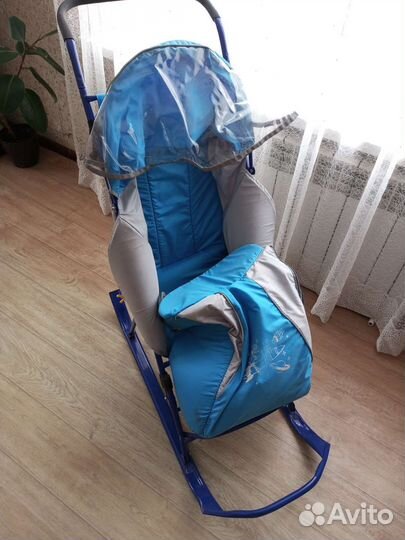 Детские санки коляска