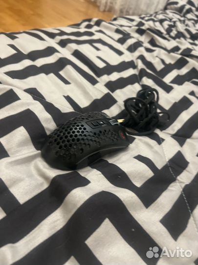 Игровая мышка черная бу