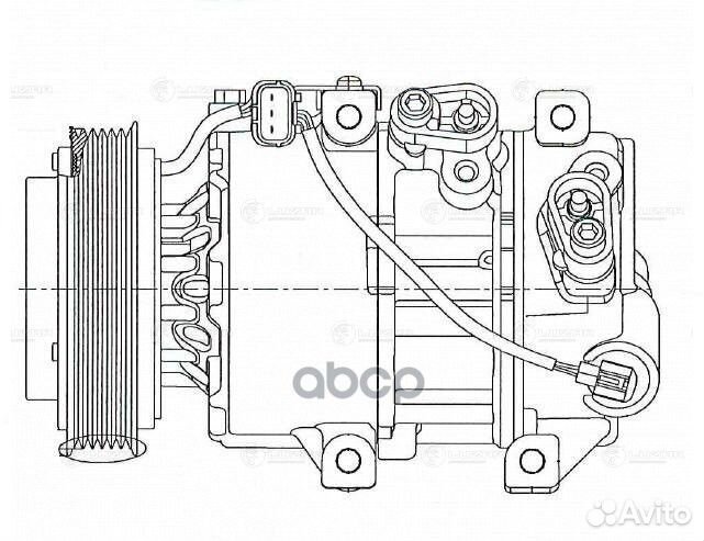 Компрессор кондиц. для а/м Hyundai ix35 (10) /K