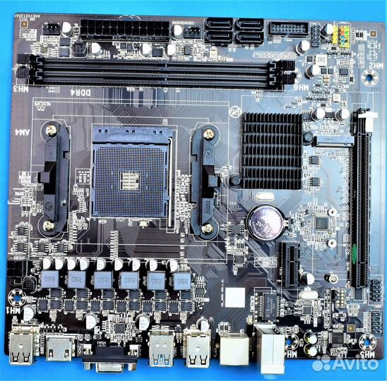 B450M Материнская плата Новая AM4 DDR4 +NVMe M.2