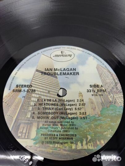 Ian McLagan - Troublemaken LP USA 1979 NM