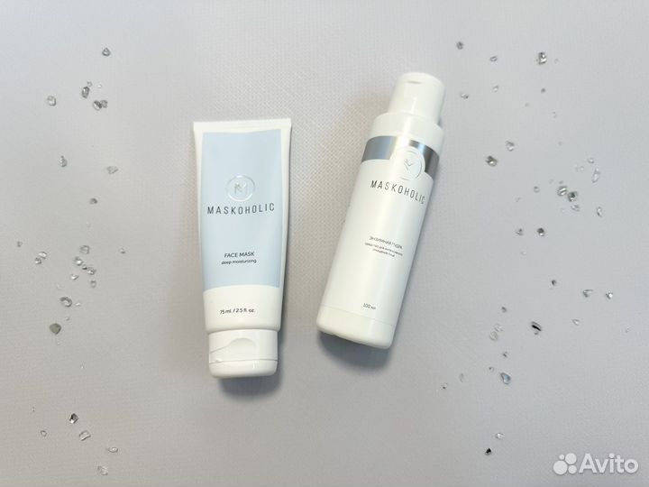 Маска для лица и энзимная пудра Mascoholic