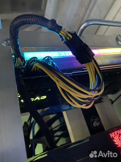 Разветвитель 6 pin PCI-e на 2 x 6+2 pin