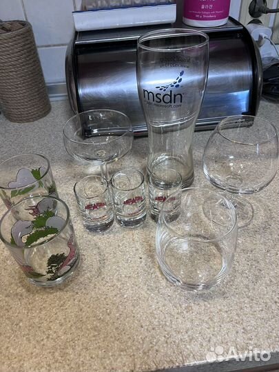 Посуда бокала, рюмки, стопки