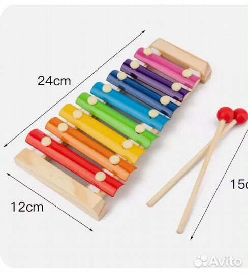 Развивающие деревянные игрушки, набор из 8 игрушек