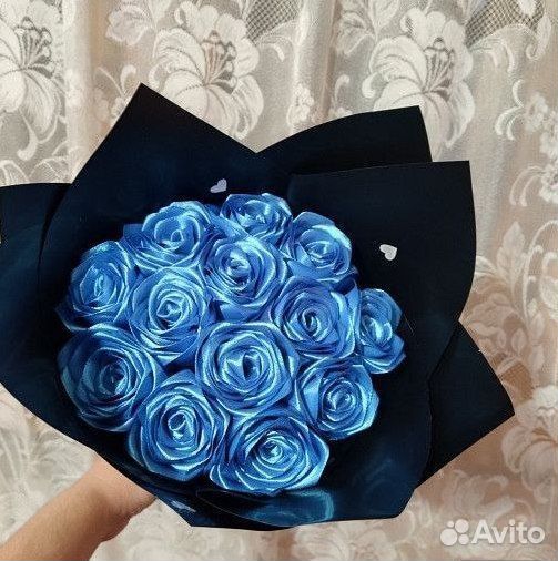 Букет из атласных лент