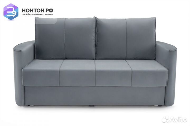 Диван еврокнижка Колибри темно-серый