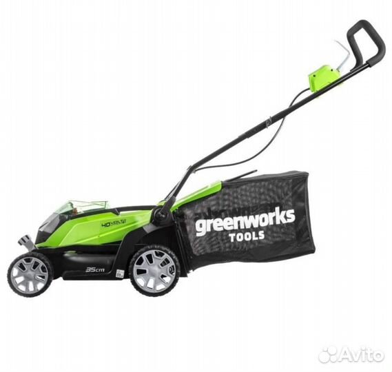 Газонокосилка аккумуляторная greenworks G40LM35