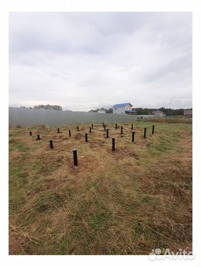 Винтовые сваи / монтаж