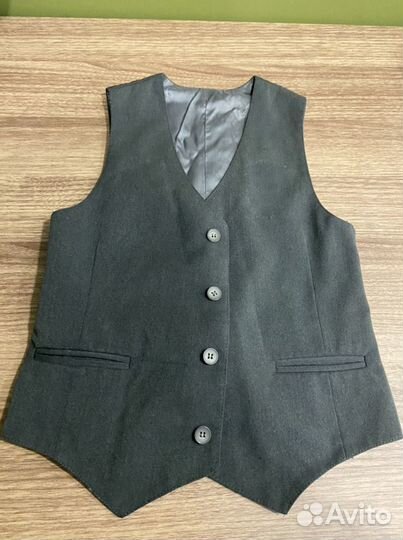 Жилетка школьная серая форма 5 гимназия