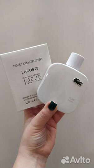 Lacoste l.12.12 blanc-pure тестер