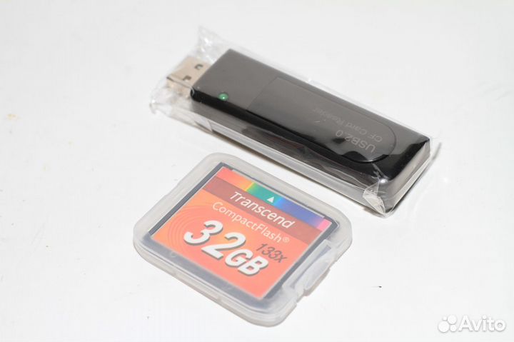 Карта CF 32Gb + картридер