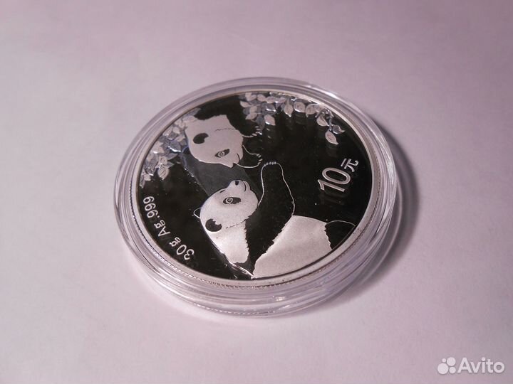 10 юаней 2023 год Панда (серебро) Китай