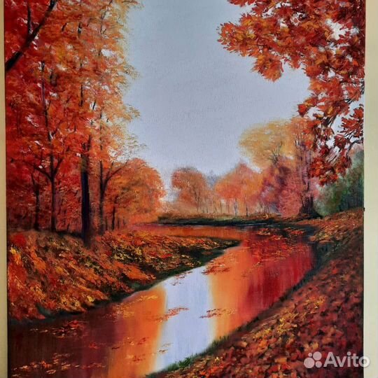 Картина маслом на холсте пейзаж