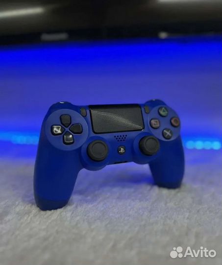 Лучшая копия Геймпада Dualshock 4 синий