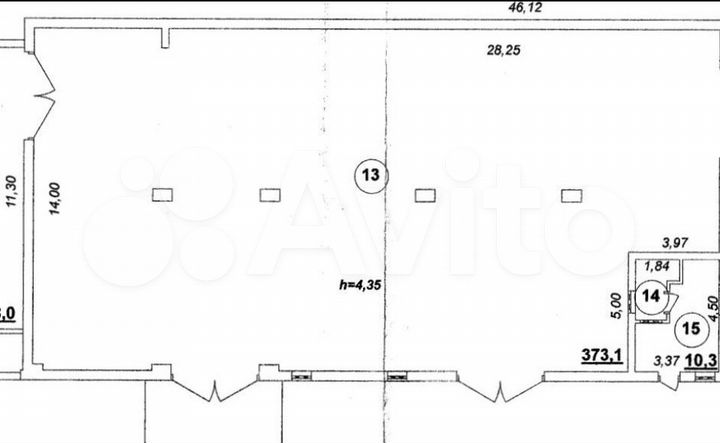 Склад, 373 м²